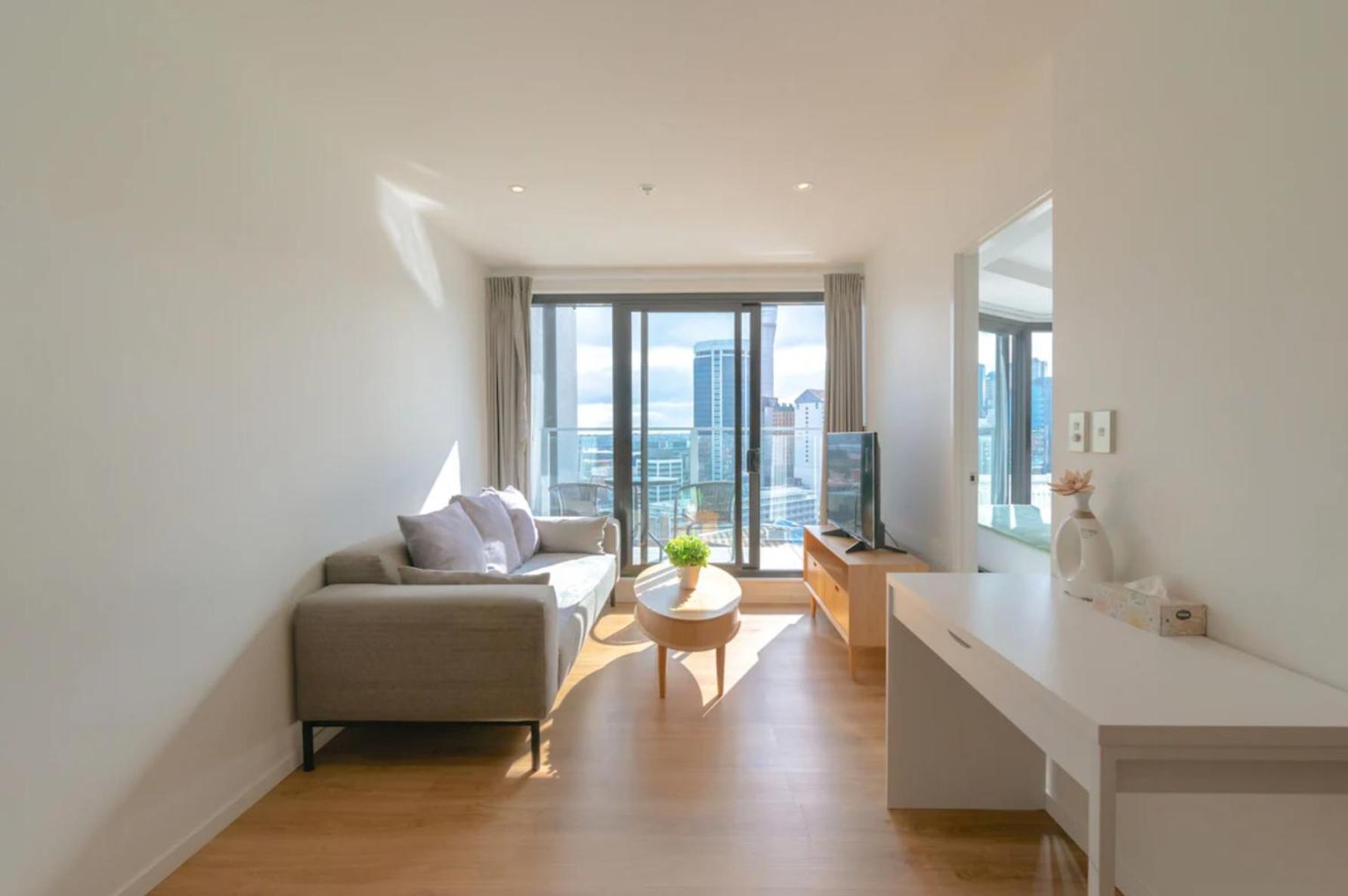 Skytower And City View 2 Bedroom Apartment On High Floor Auckland Kültér fotó